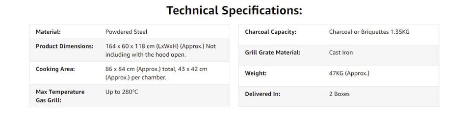 CosmoGrill Hybrid 4 Burner Barbecue with Waterproof Cover | DUO Dual Fuel BBQ 3+1 Gas Grill and Charcoal Smoker BBQ Grill, Thermometer, Warming Rack | Outdoor Portable Dual Fuel Large Coal Barbecue