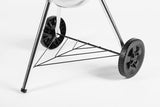 Weber Original Kettle E-5710 Charcoal Barbecue/Porcelain-Enamelled Lid & Bowl, 57 cm Cooking Surface, One-Touch Cleaning System, Lid Thermometer, Tripod Stand and Wheels, Black